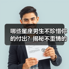 哪些星座男生不珍惜你的付出?揭秘不重情的星象特征(图4) 哪些星座男生不珍惜你的付出?揭秘不重情的星象特征(图4)