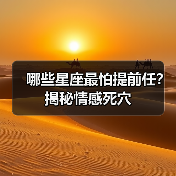 哪些星座最怕提前任?揭秘情感死穴(图2) 哪些星座最怕提前任?揭秘情感死穴(图2)