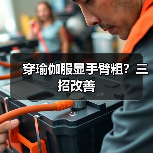 穿瑜伽服显手臂粗?三招改善(图1) 穿瑜伽服显手臂粗?三招改善(图1)