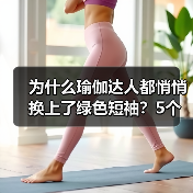 为什么瑜伽达人都悄悄换上了绿色短袖？5个无法拒绝的理由（图1）
