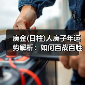 庚金(日柱)人庚子年运势解析:如何百战百胜?(图4) 庚金(日柱)人庚子年运势解析:如何百战百胜?(图4)