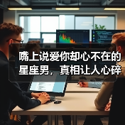 嘴上说爱你却心不在的星座男,真相让人心碎(图2) 嘴上说爱你却心不在的星座男,真相让人心碎(图2)