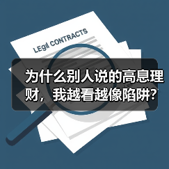 为什么别人说的高息理财，我越看越像陷阱？该怎么避开？（图1）