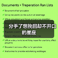 分手了想挽回却不开口的星座（图1）