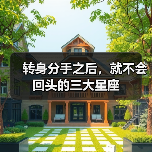 转身分手之后，就不会回头的三大星座（图3）