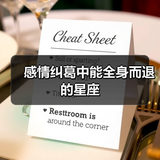 感情纠葛中能全身而退的星座(图3) 感情纠葛中能全身而退的星座(图3)