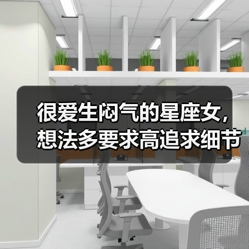 很爱生闷气的星座女，想法多要求高追求细节