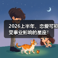2026上半年，恋爱可能受事业影响的星座！（图1）