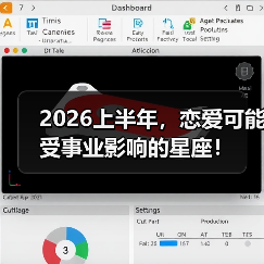 2026上半年，恋爱可能受事业影响的星座！（图2）