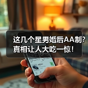 这几个星男婚后AA制？真相让人大吃一惊！