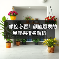 颜控必看！颜值爆表的星座男排名解析