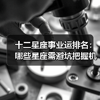 十二星座事业运排名：哪些星座需避坑把握机遇？