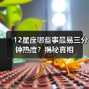 12星座哪些事最易三分钟热度？揭秘真相