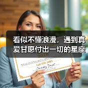看似不懂浪漫,遇到真爱甘愿付出一切的星座(图2) 看似不懂浪漫,遇到真爱甘愿付出一切的星座(图2)