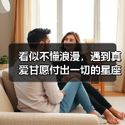 看似不懂浪漫,遇到真爱甘愿付出一切的星座(图3) 看似不懂浪漫,遇到真爱甘愿付出一切的星座(图3)
