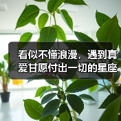 看似不懂浪漫,遇到真爱甘愿付出一切的星座(图4) 看似不懂浪漫,遇到真爱甘愿付出一切的星座(图4)