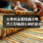 分手后表面轻描淡写,内心却痛彻心扉的星座(图1) 分手后表面轻描淡写,内心却痛彻心扉的星座(图1)