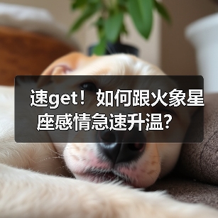 速get!如何跟火象星座感情急速升温?(图4) 速get!如何跟火象星座感情急速升温?(图4)