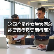 这四个星座女生为何总能要风得风要雨得雨？秘诀揭秘