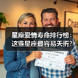 星座爱情寿命排行榜:这些星座最容易夭折?(图2) 星座爱情寿命排行榜:这些星座最容易夭折?(图2)