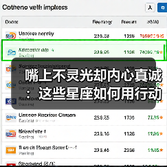 嘴上不灵光却内心真诚：这些星座如何用行动表达爱意