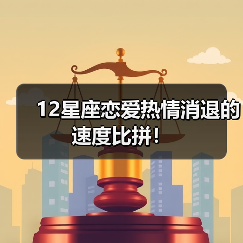 12星座恋爱热情消退的速度比拼！（图1）
