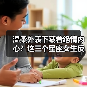 温柔外表下藏着绝情内心？这三个星座女生反差让人意外