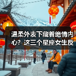 温柔外表下藏着绝情内心?这三个星座女生反差让人意外(图2) 温柔外表下藏着绝情内心?这三个星座女生反差让人意外(图2)