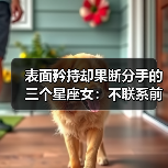 表面矜持却果断分手的三个星座女：不联系前任的理性选择