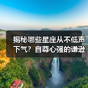 揭秘哪些星座从不低声下气?自尊心强的谦逊特质(图4) 揭秘哪些星座从不低声下气?自尊心强的谦逊特质(图4)