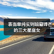 表面单纯实则暗藏锋芒的三大星座女