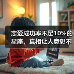 恋爱成功率不足10%的星座，真相让人意想不到