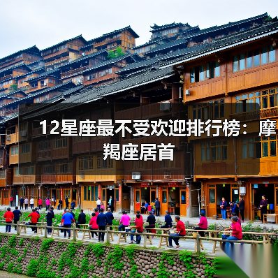 12星座最不受欢迎排行榜：摩羯座居首