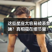 这些星座太容易被表象骗？真相藏在细节里！