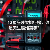 12星座吵架排行榜：谁是天生嘴炮高手？