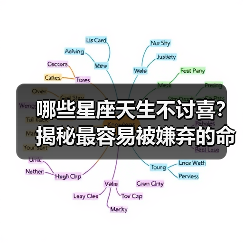 哪些星座天生不讨喜？揭秘最容易被嫌弃的命理玄机