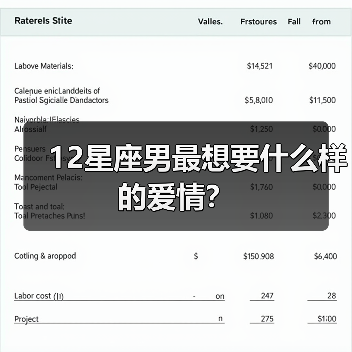 12星座男最想要什么样的爱情?(图2) 12星座男最想要什么样的爱情?(图2)