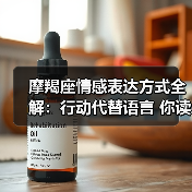 摩羯座情感表达方式全解：行动代替语言 你读懂他们了吗？