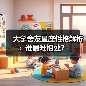 大学舍友星座性格解析：谁最难相处？