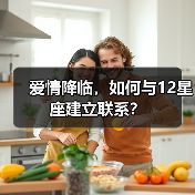 爱情降临，如何与12星座建立联系？（图1）