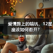 爱情路上的暗坑，12星座该如何避开？（图1）