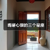 嘴硬心狠的三个星座