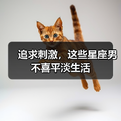 追求刺激,这些星座男不喜平淡生活(图4) 追求刺激,这些星座男不喜平淡生活(图4)