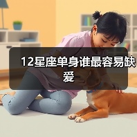 12星座单身谁最容易缺爱(图4) 12星座单身谁最容易缺爱(图4)