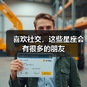 喜欢社交，这些星座会有很多的朋友