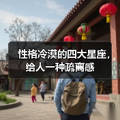 性格冷漠的四大星座，给人一种疏离感