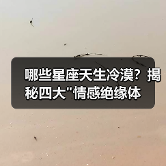 哪些星座天生冷漠?揭秘四大 哪些星座天生冷漠?揭秘四大