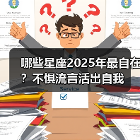 哪些星座2025年最自在？不惧流言活出自我