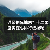 谁最怕异地恋?十二星座男变心排行榜揭秘(图4) 谁最怕异地恋?十二星座男变心排行榜揭秘(图4)