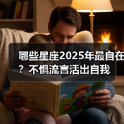 哪些星座2025年最自在？不惧流言活出自我（图3）